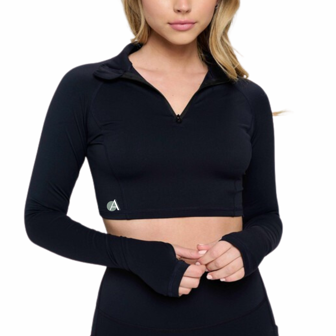 Aligned Motion Crop Long Sleeve