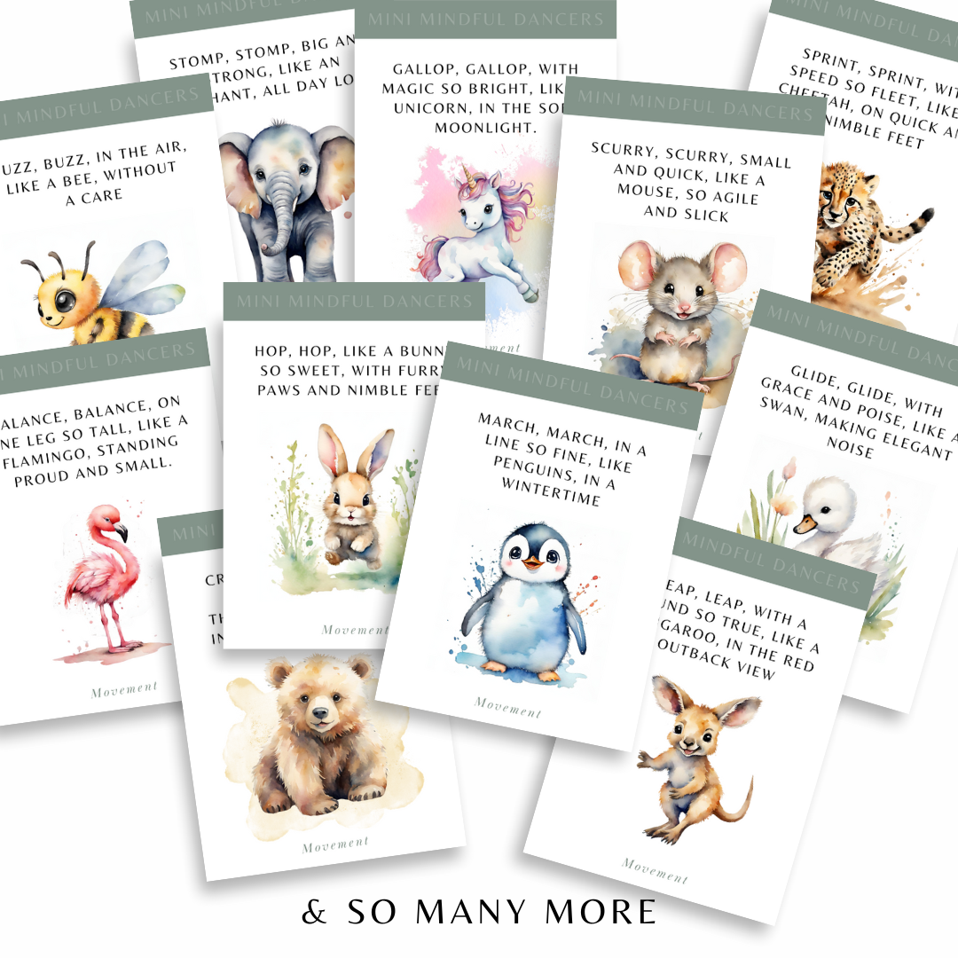 Mini Mindful Dancers Movement Cards