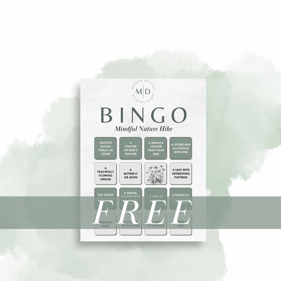 FREE Mindful Nature Hike BINGO