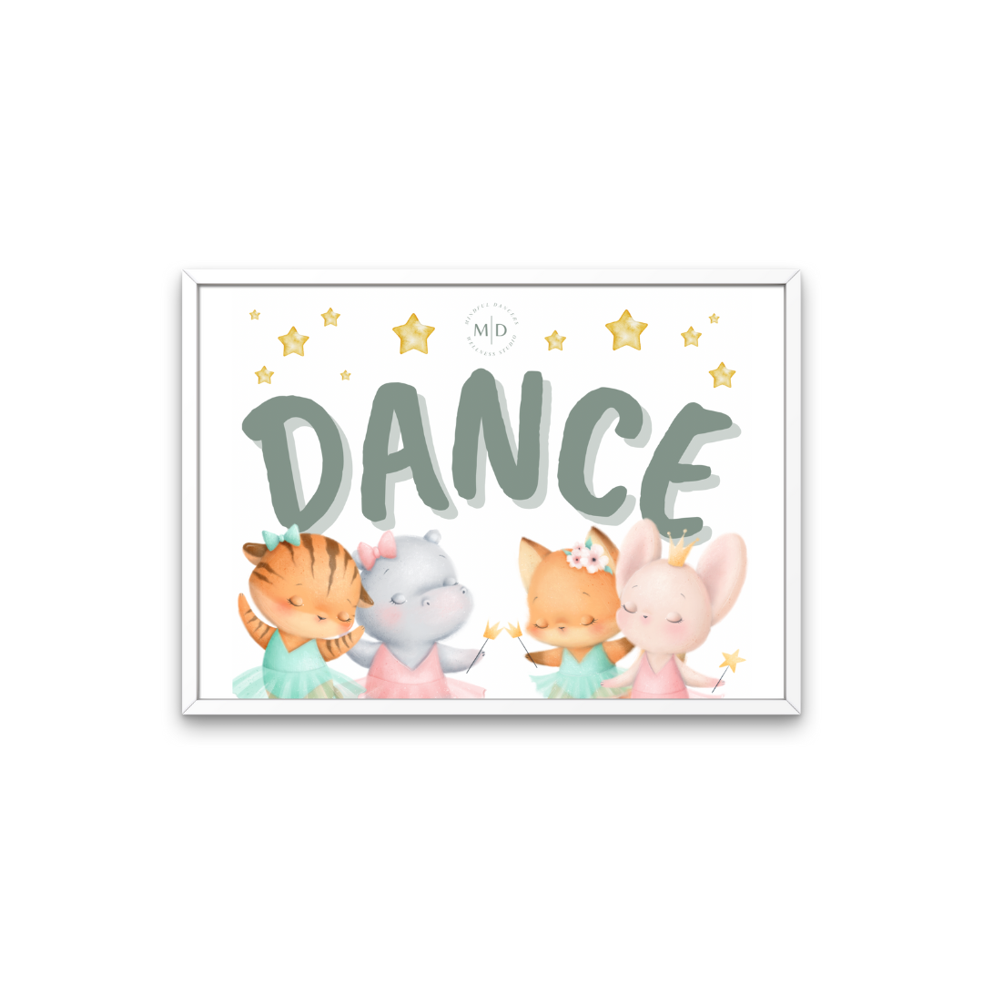 FREE Mini Mindful Dancers DANCE Poster