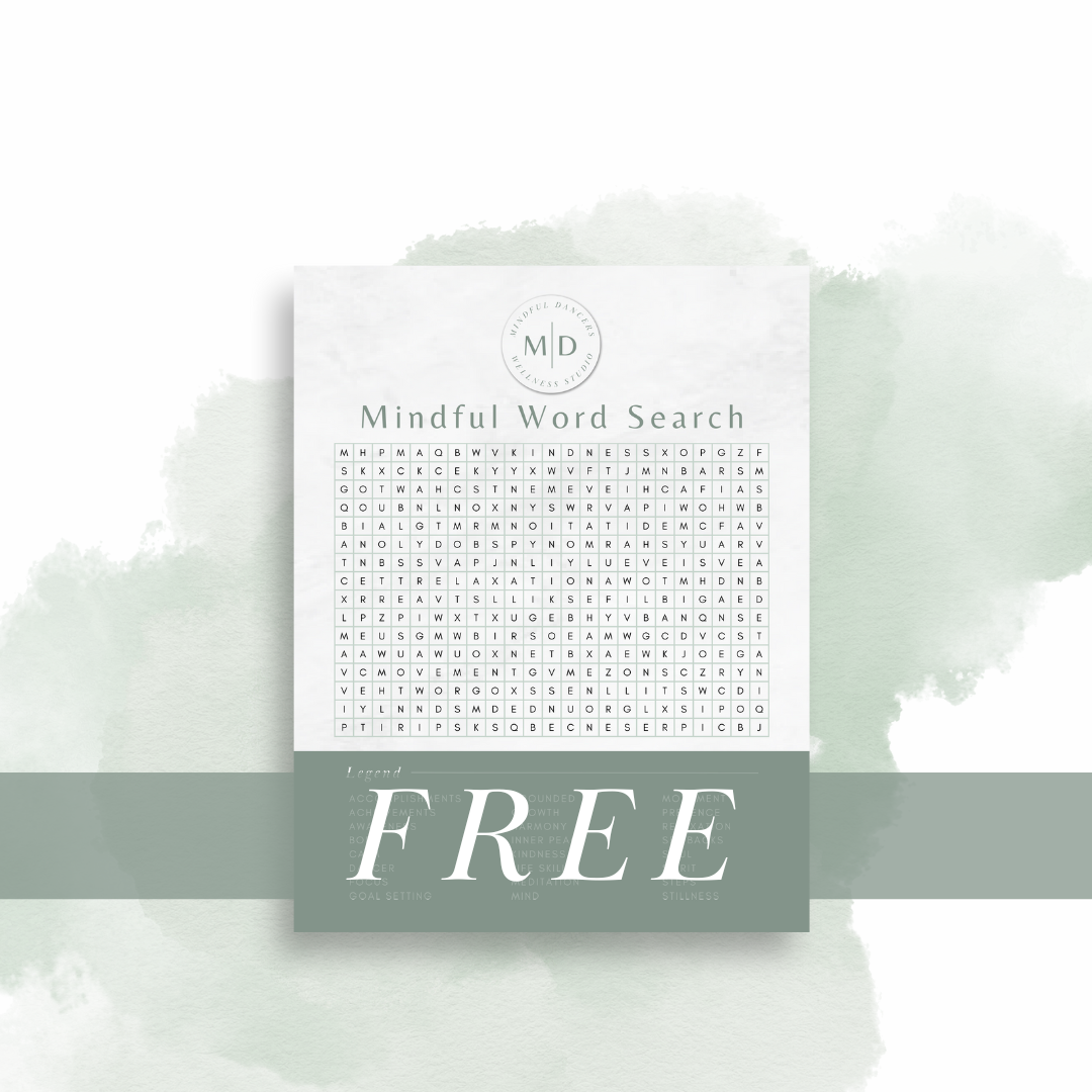 FREE Mindful Word Search