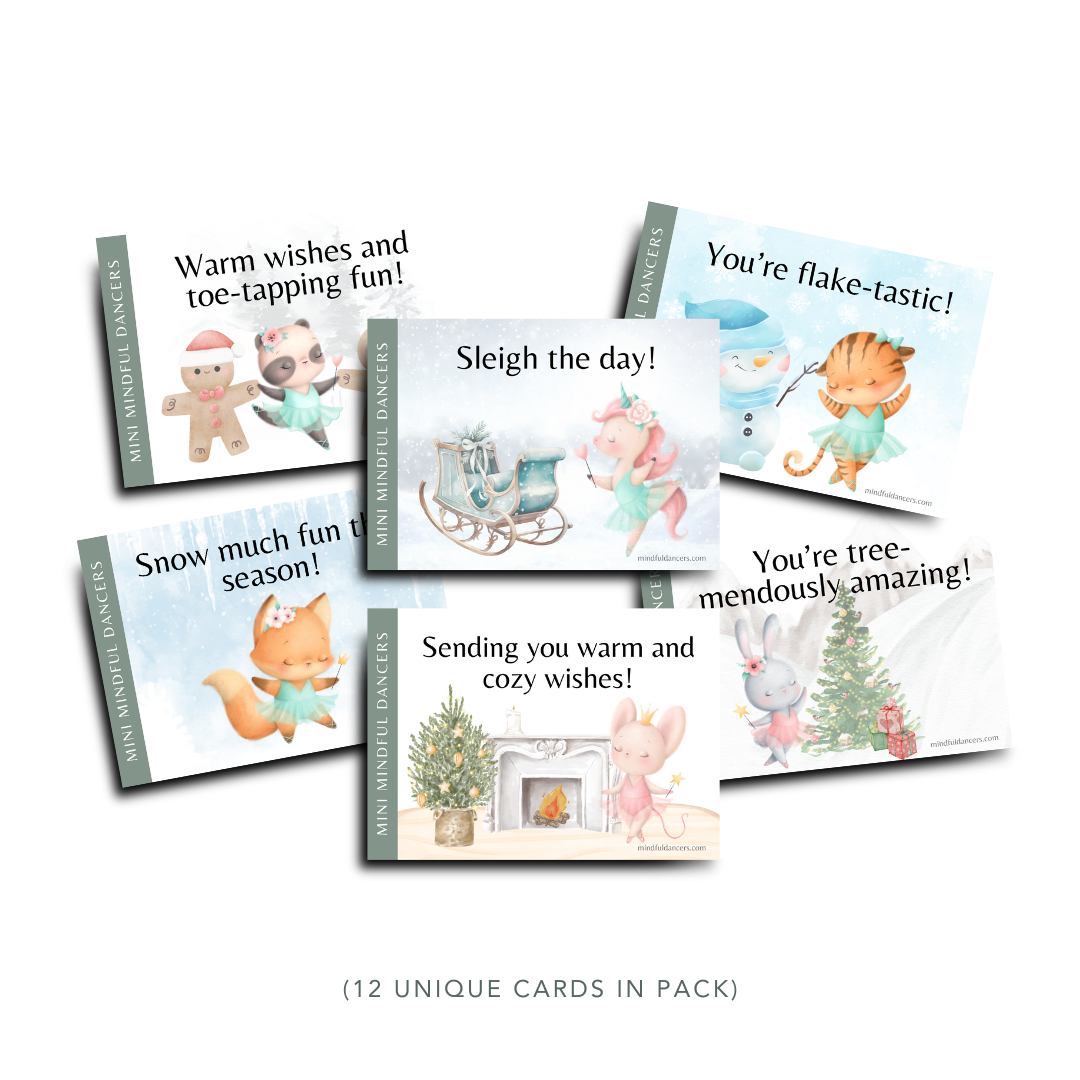 Mini Mindful Dancers Holiday Cards