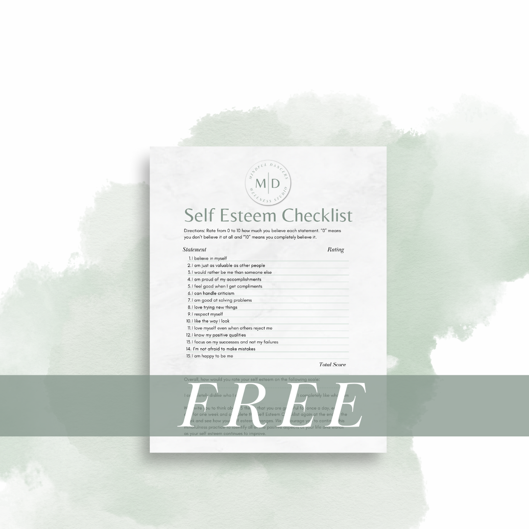FREE Self Esteem Checklist