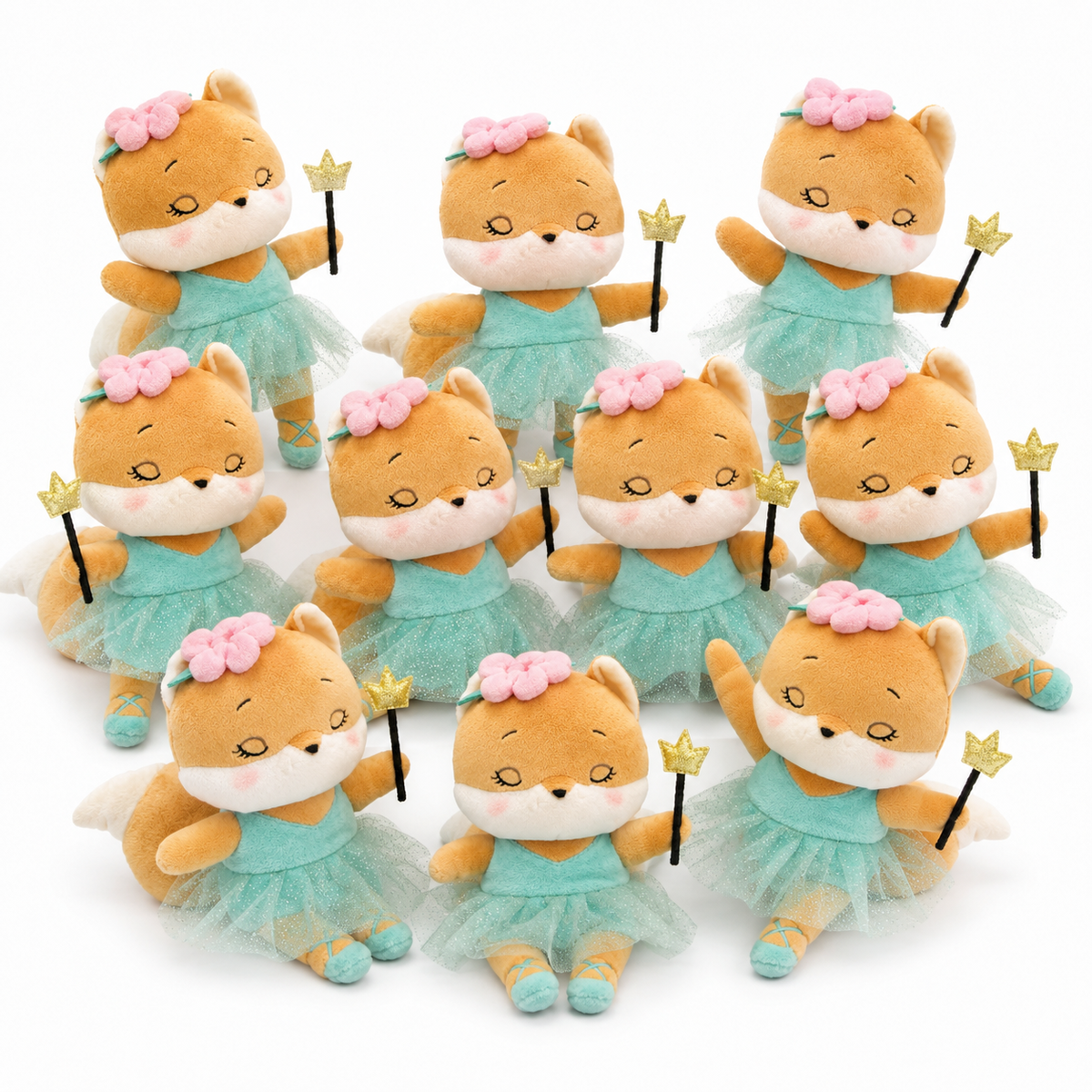 Mini Mindful Dancers Studio Stuffie Collection — Pack of 10