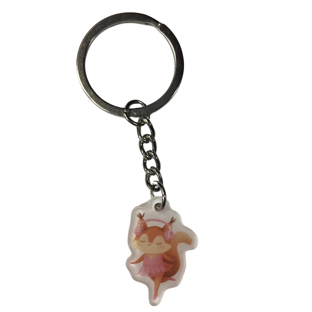 Mindful Dancers Character Key Chain