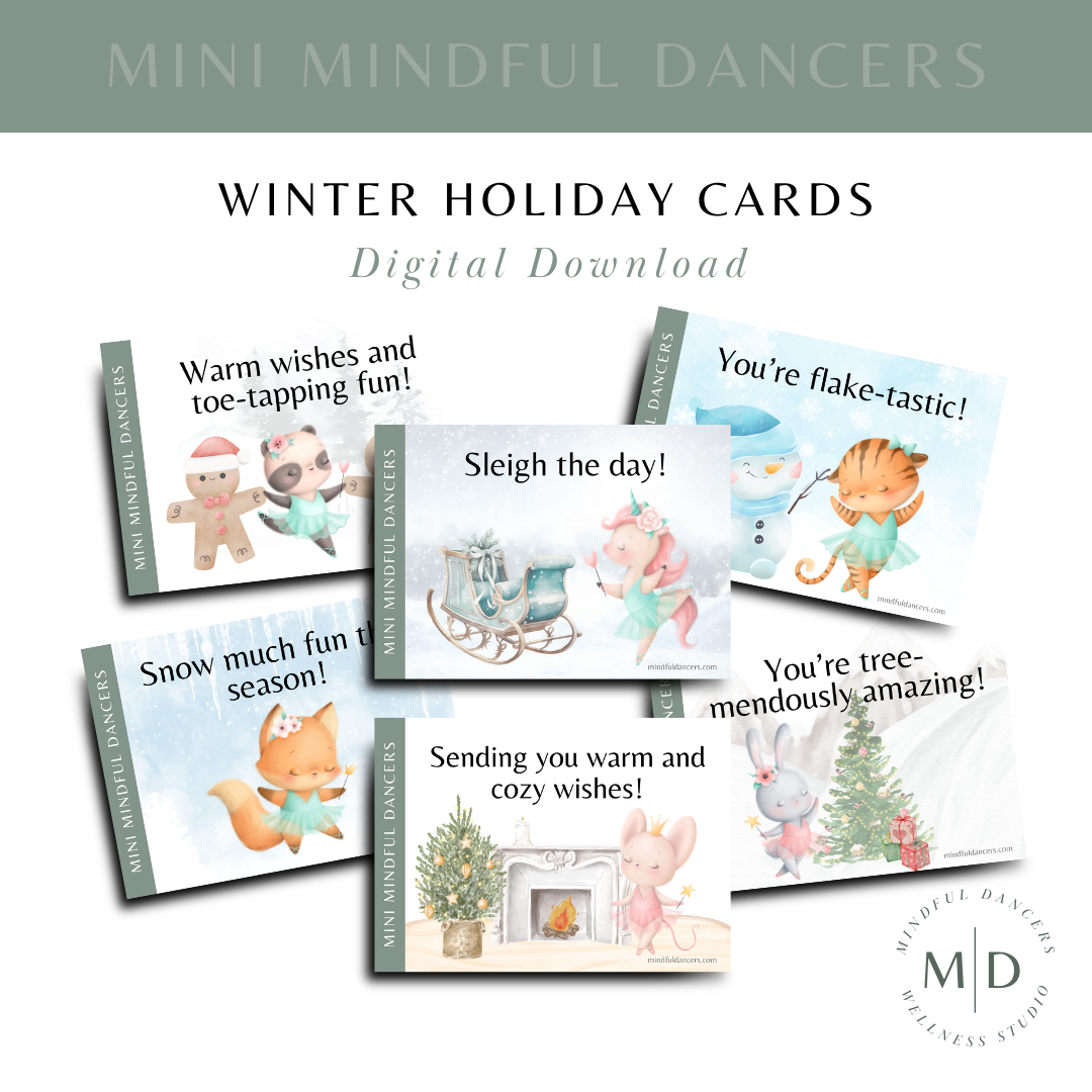 Mini Mindful Dancers Holiday Cards