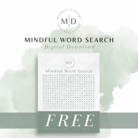 FREE Mindful Word Search