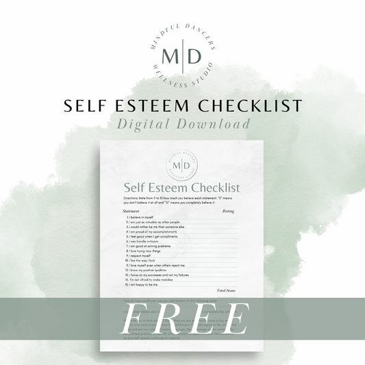 FREE Self Esteem Checklist