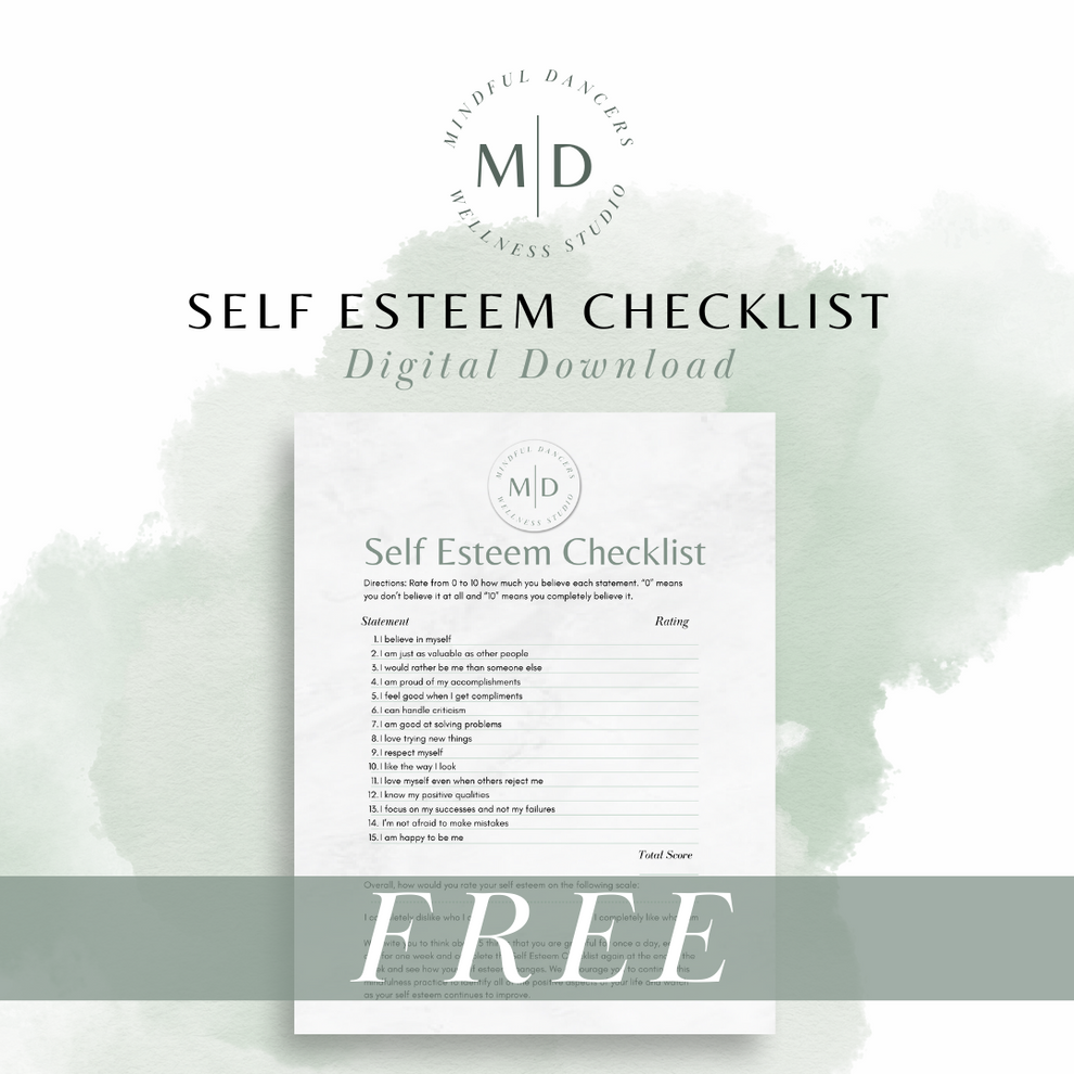 Free Self Esteem Checklist Photo Inspiration