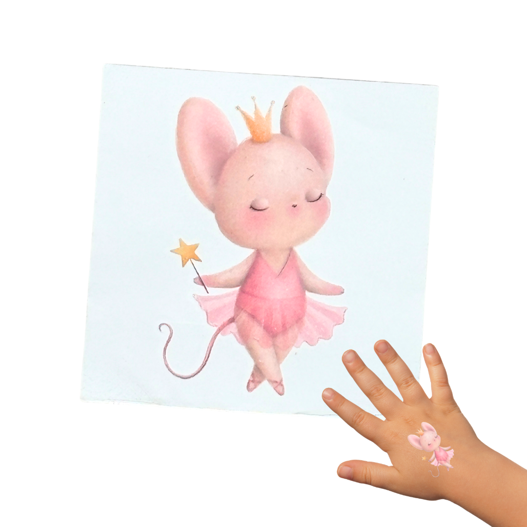 Mini Mindful Dancers Temporary Tattoos