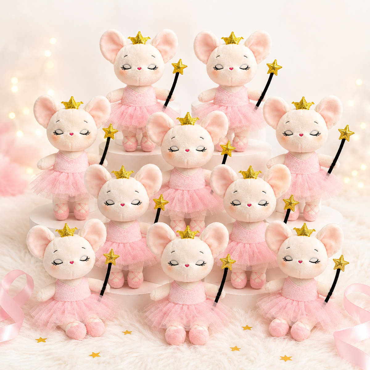 Mini Mindful Dancers Studio Stuffie Collection — Pack of 10